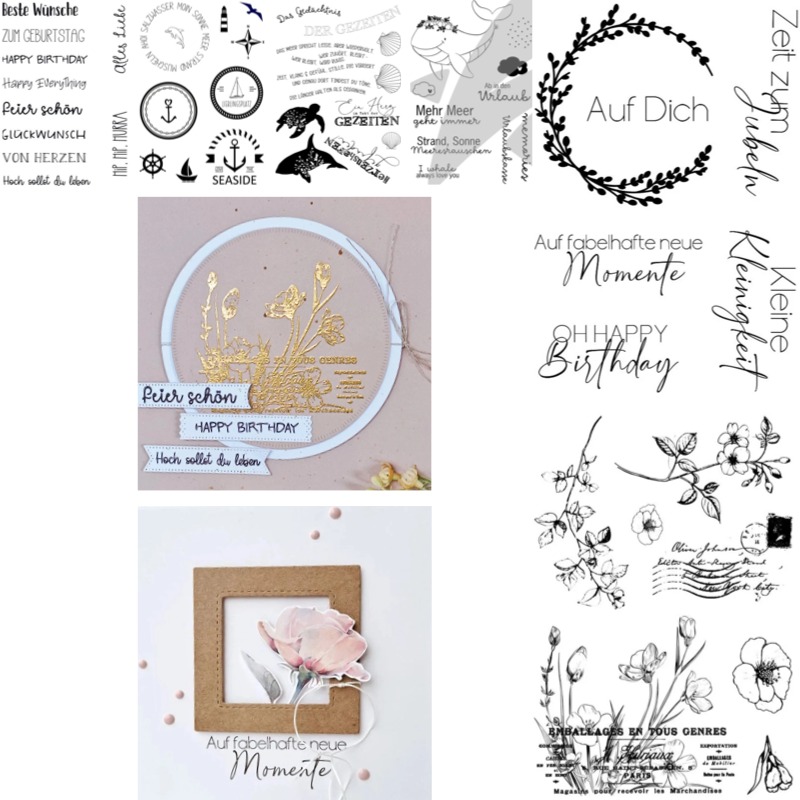 Your Candle Supplies - Sellos de Silicona Transparentes con Diseño