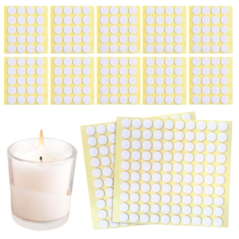 Candle Supplies Kit - 400 uds/100 Uds pegatinas de mecha