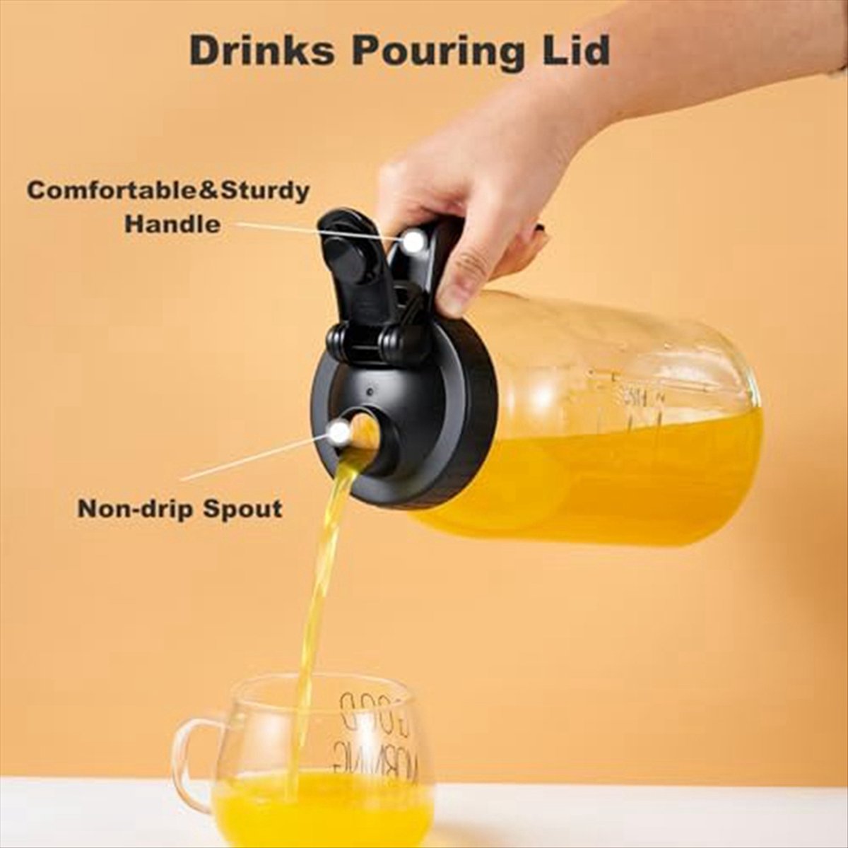 Pour Spout Pitcher - Tapas con boquilla para tarros de