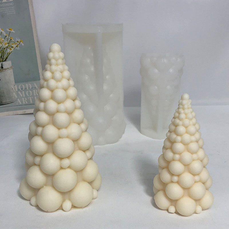 Molde de silicona de árbol de  - Candle Supplies Kit reseña y precio