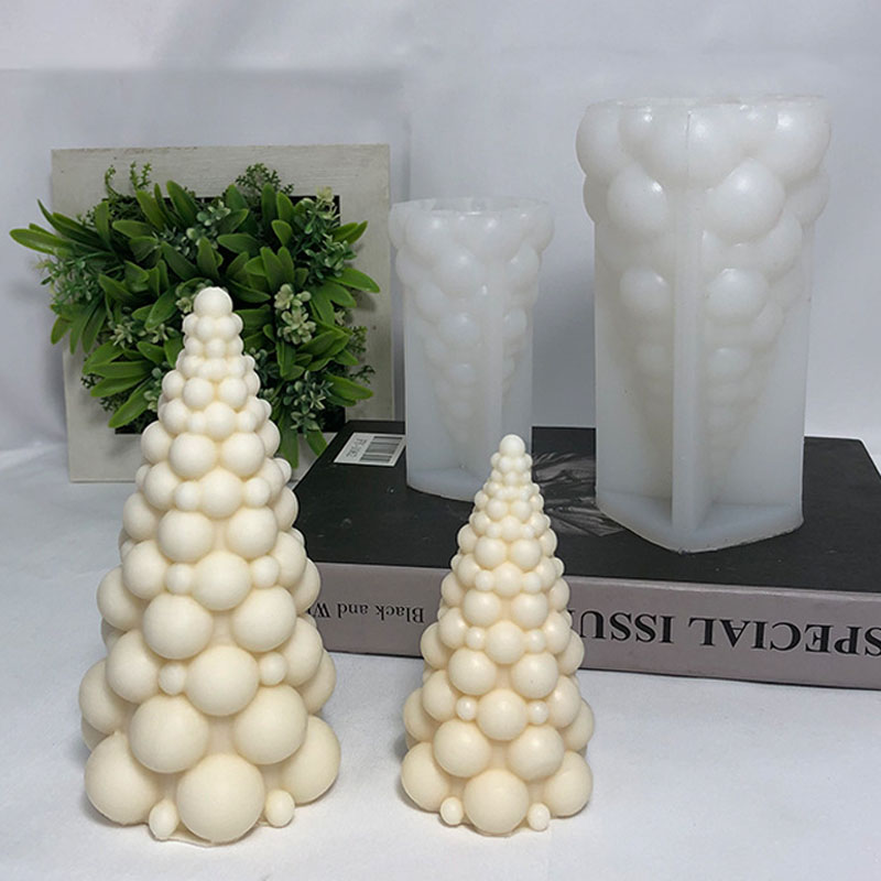 Molde de silicona de árbol de  - Candle Supplies Kit reseña y precio