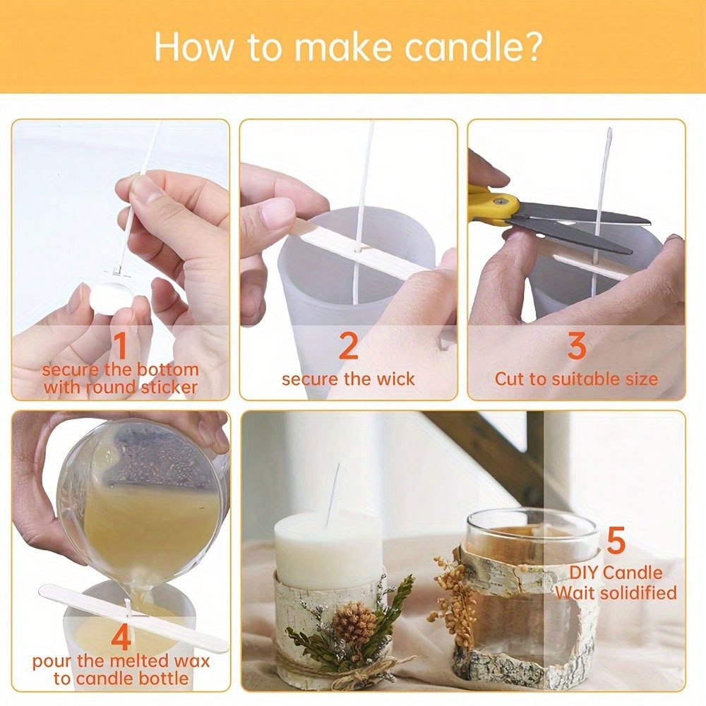 5/10/20/30/50 piezas de soport - Candle Supplies Kit reseña y precio