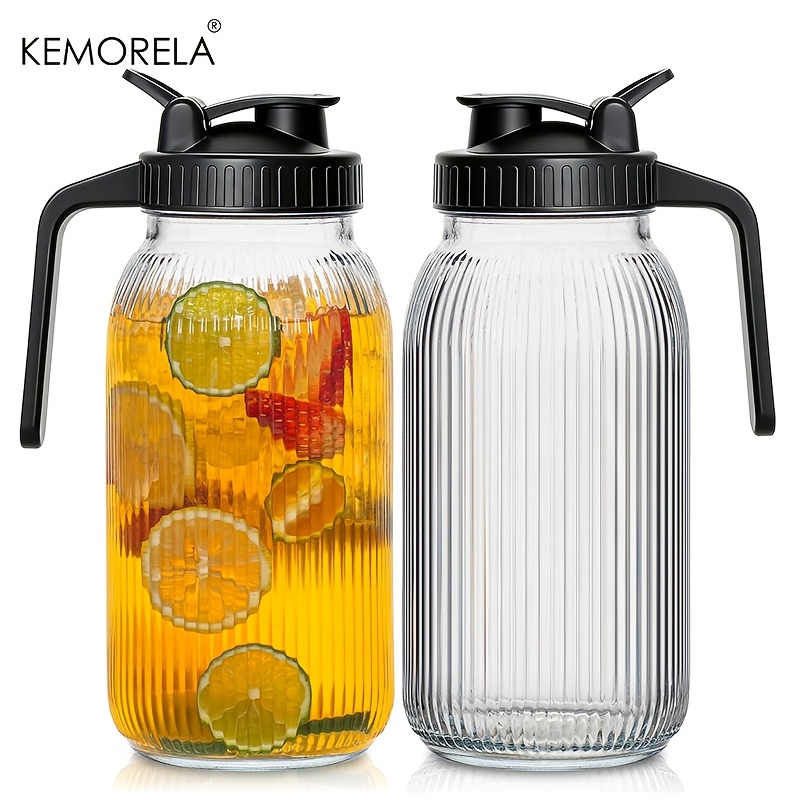 Jarra de Vidrio Tipo Mason de  - Pour Spout Pitcher reseña y precio